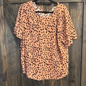 Leopard Print Women's Top